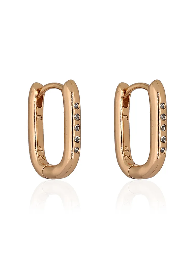 AD / CZ Bali / Hoops in Gold finish - CNB36680