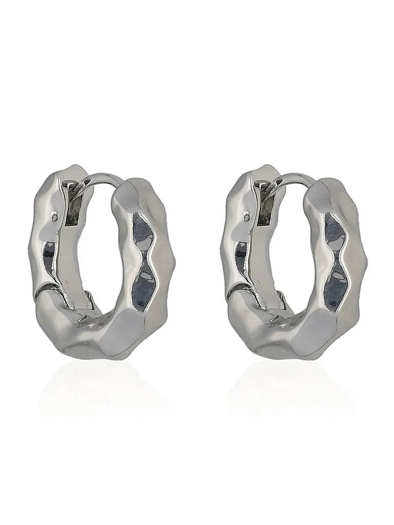Western Bali / Hoops in Rhodium finish - CNB36772