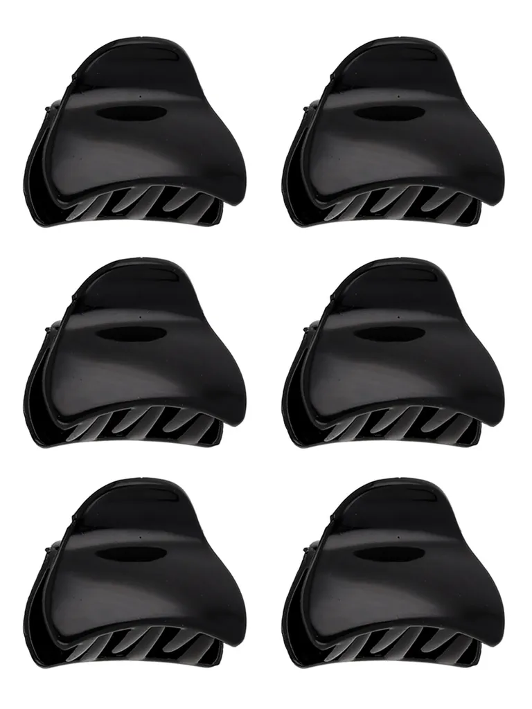 Plain Butterfly Clip in Black color - S-810B
