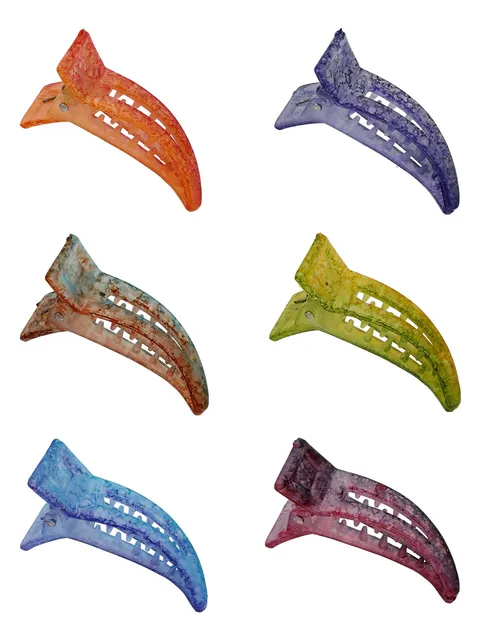 Printed Butterfly Clip in Assorted color - A-11212N