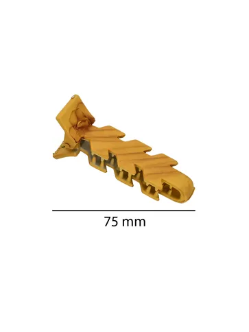 Plain Butterfly Clip in Assorted color - A-109WOOD