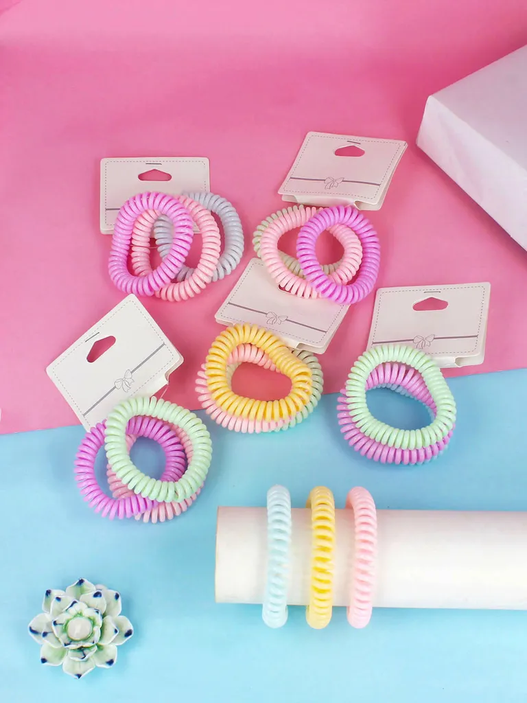 Telephone Wire Style Spiral Rubber Bands - STN270