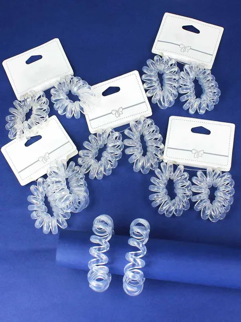 Telephone Wire Style Spiral Rubber Bands - STN271