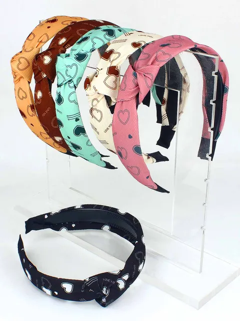 Printed Hair Band in Assorted color - H697
