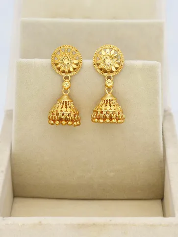 Antique Dangler Earrings in Gold finish - 44-CY