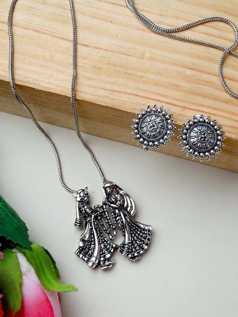 Pendant Set in Oxidised Silver finish - PS-26