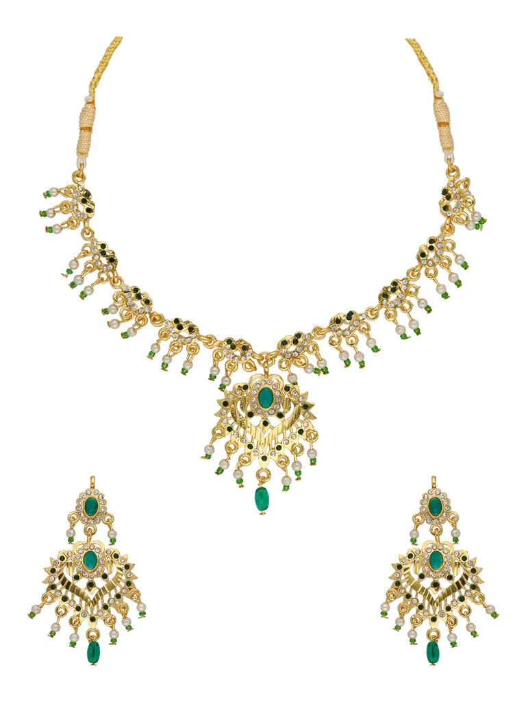 Traditional Necklace Set in Gold finish - PSR286