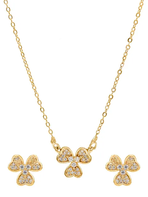 Western Pendant Set in Gold finish - S35138