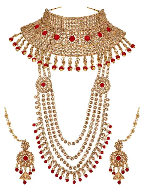Traditional Bridal Set in Gold finish - 589