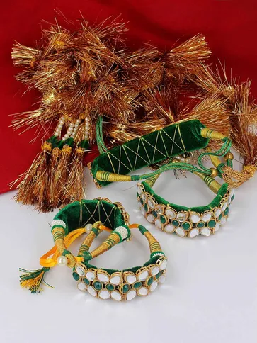 Traditional Bajuband / Armlet in Green color - PSR346