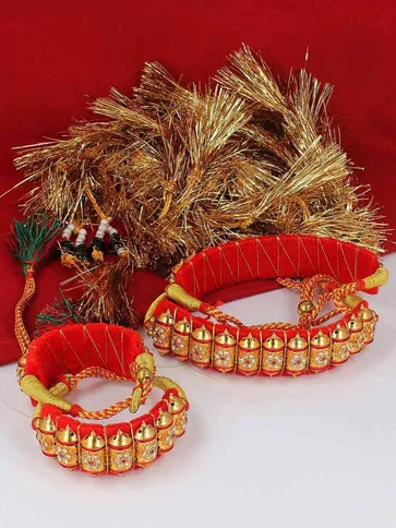 Traditional Bajuband / Armlet in Red color - PSR347