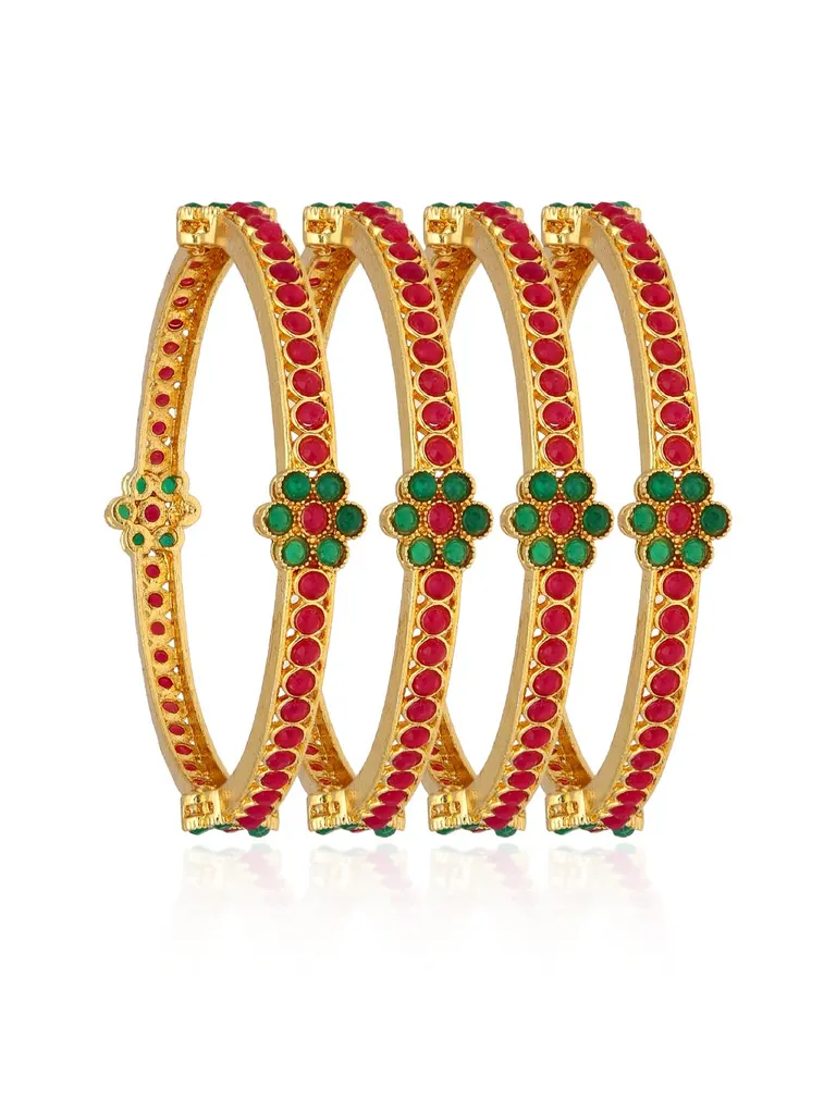 Antique Bangles in Gold finish - 3350