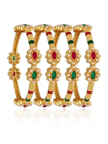 Antique Bangles in Gold finish - 32A6