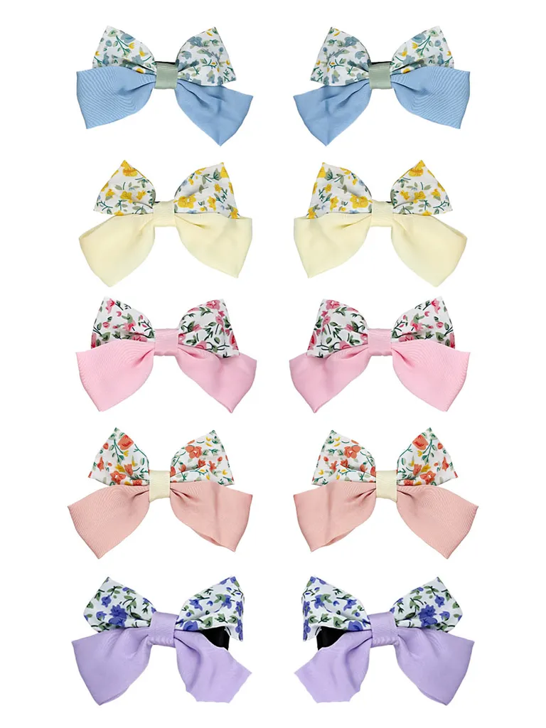 Printed Hair Clip in Assorted color - STN345