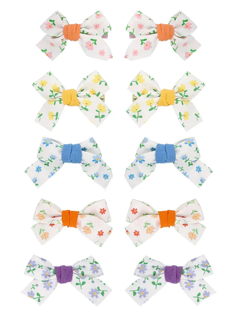 Printed Hair Clip in Assorted color - STN346