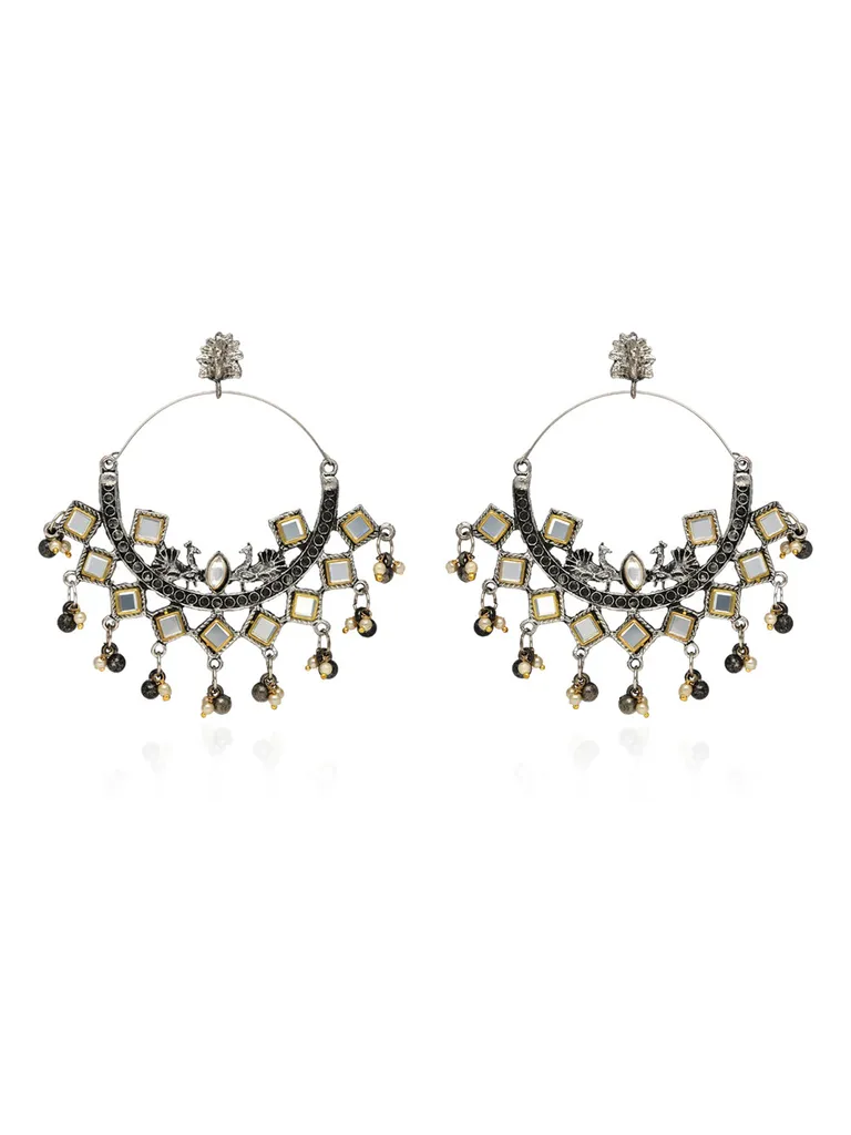 Mirror Earrings in Two Tone finish - YGI24