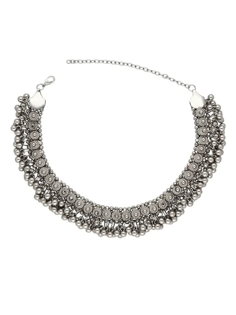 Traditional Necklace in Oxidised Silver finish - YGI42