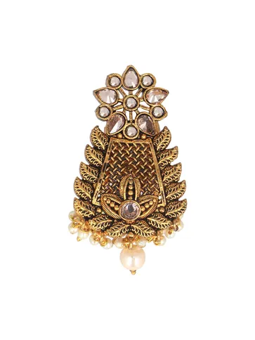 Antique Saree Pins in Gold finish - CNB42425