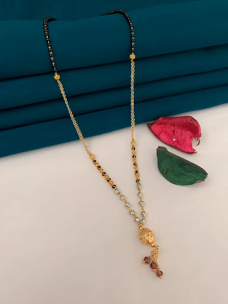 Single Line Mangalsutra / Dokiya in Two Tone finish - 1529