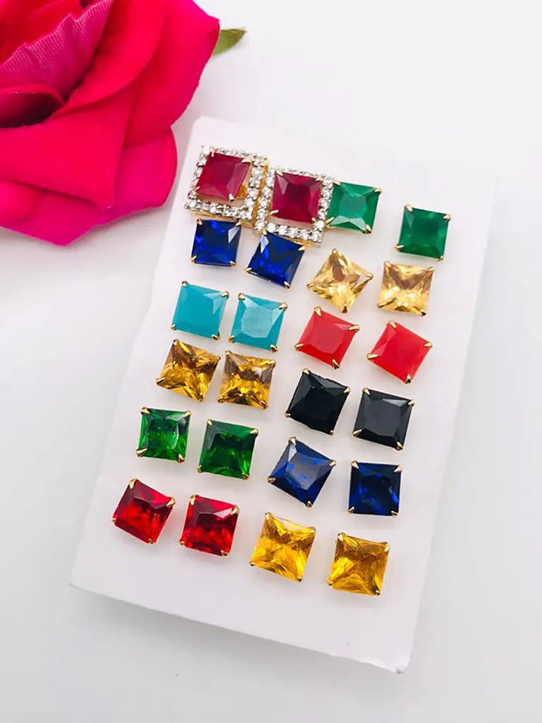 Changeable Tops / Studs in Assorted color - ER3