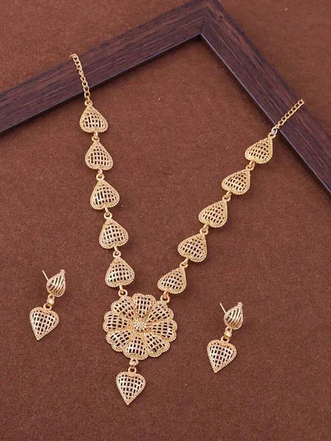 Antique Necklace Set in Gold finish - NCK211
