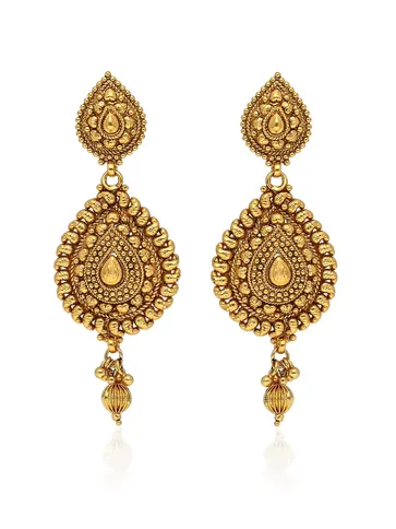Antique Long Earrings in Gold color - S34913