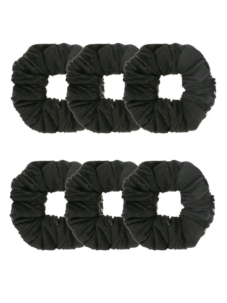 Plain Scrunchies in Black color - BHE1945