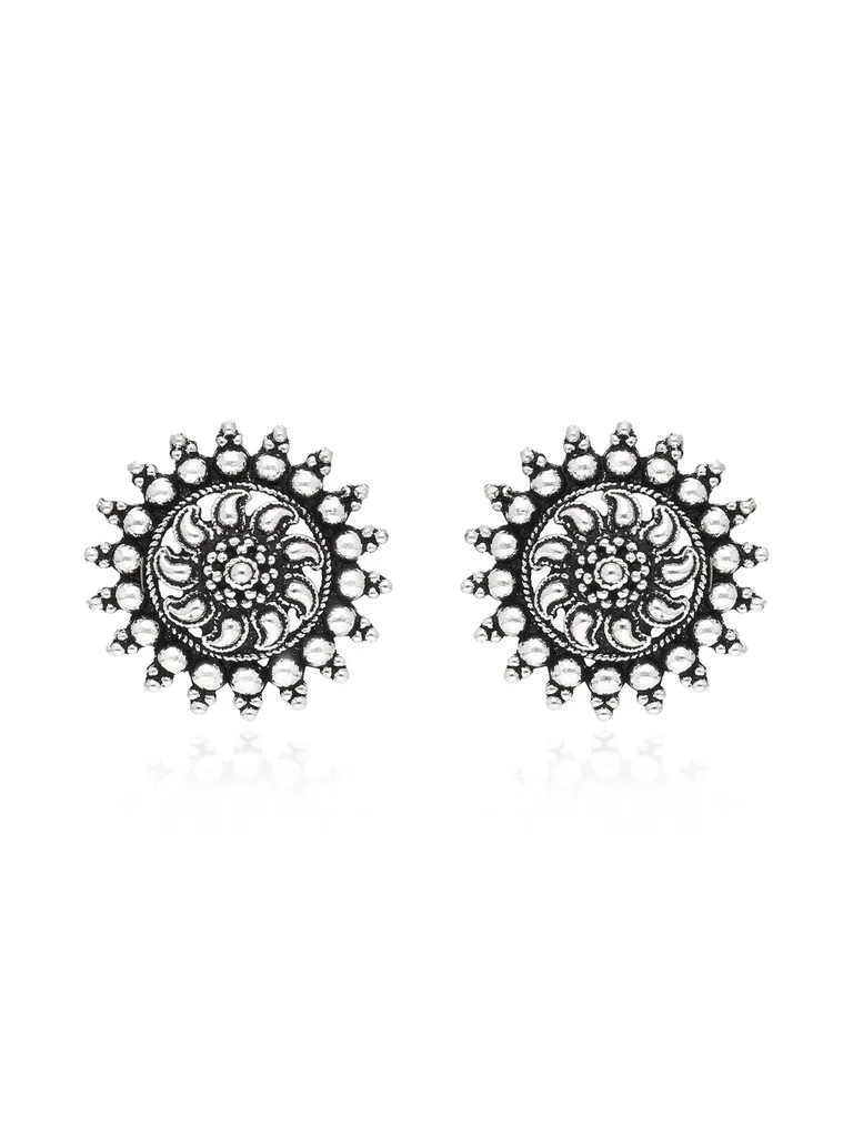 Tops / Studs in Oxidised Silver finish - SSA210
