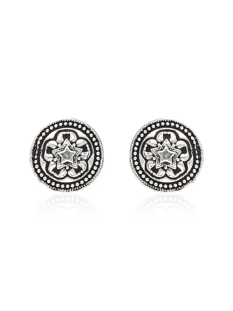 Tops / Studs in Oxidised Silver - SSA288