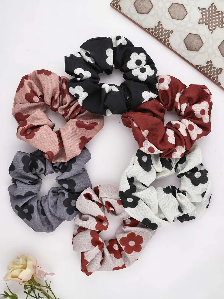 Printed Scrunchies in Assorted color - NRS7