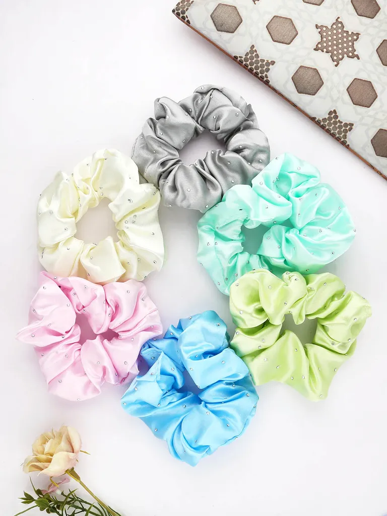 Fancy Scrunchies in Assorted color - NRS57