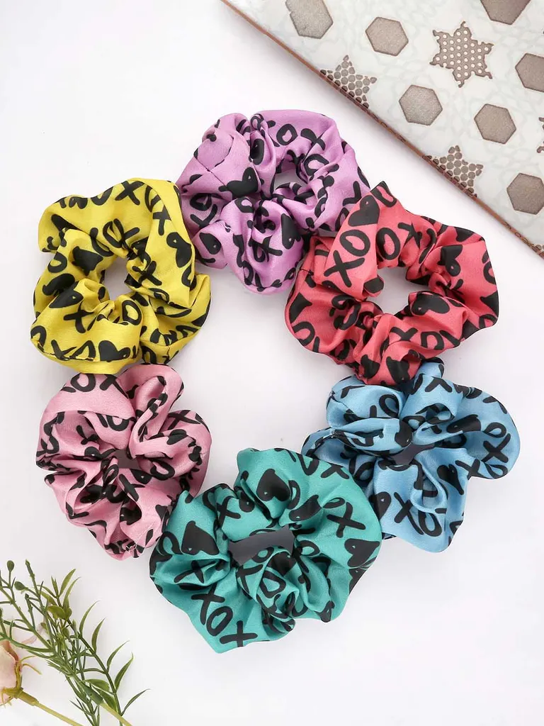 Printed Scrunchies in Assorted color - NRS32