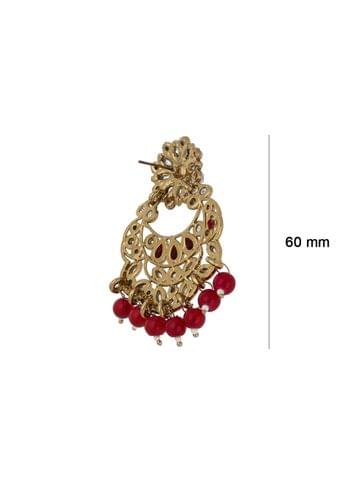 Antique Dangler Earrings in Mehendi finish - CNB21845