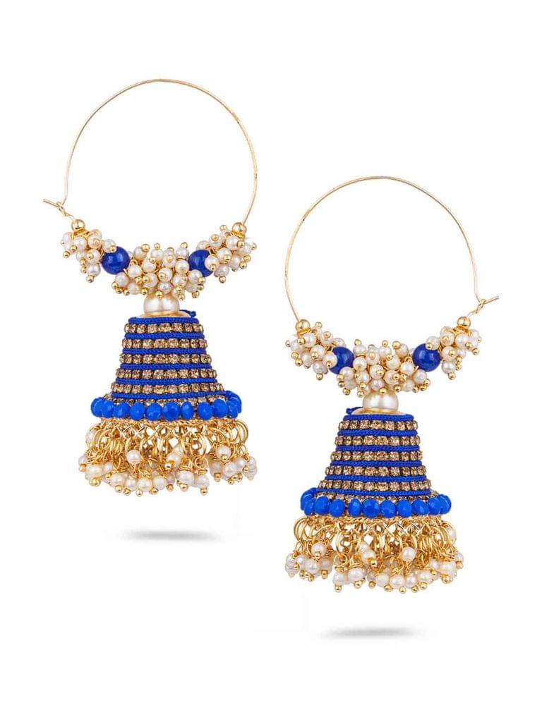 Traditional Jhumka Earrings in Gold finish - CNB676