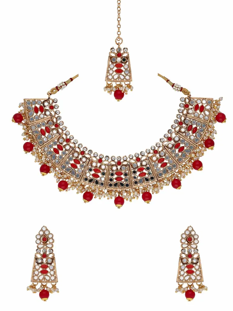 Antique Necklace Set in Gold finish - CNB18675