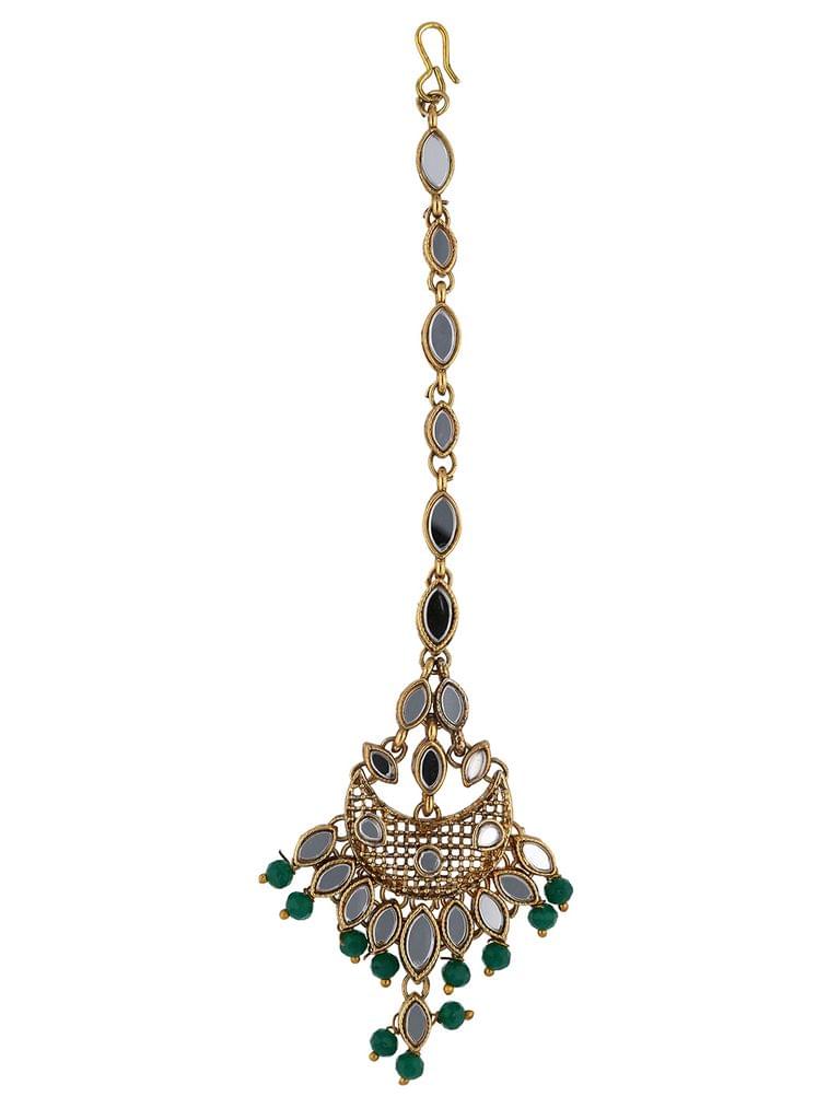 Antique Maang Tikka in Gold finish - CNB18873