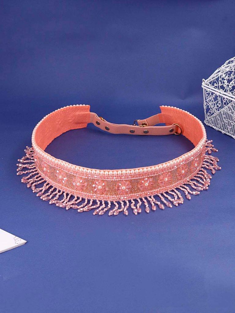 Traditional Waist Belt in Pink color - CNB38013