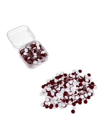 Traditional Bindis in Dark Maroon color - RICDM-8