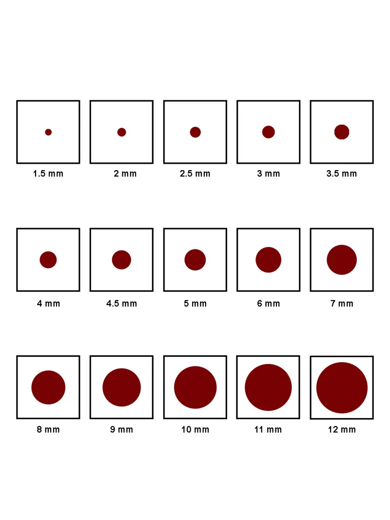 Traditional Bindis in Maroon color - RICM-3