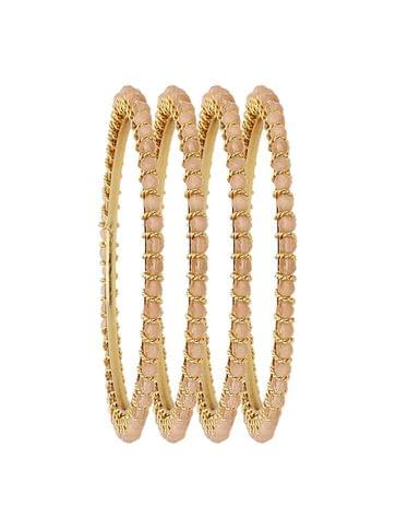 Crystal Bangles in Gold finish - CNB3166-2.2
