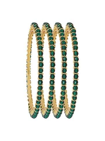 Crystal Bangles in Gold finish - CNB3142-2.2