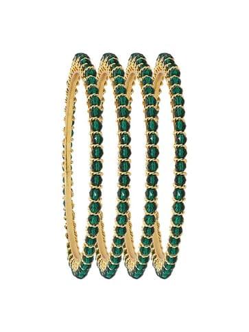 Crystal Bangles in Gold finish - CNB3144-2.6