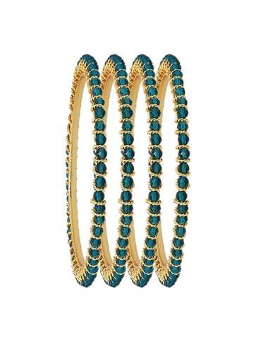 Crystal Bangles in Gold finish - CNB3137-2.4