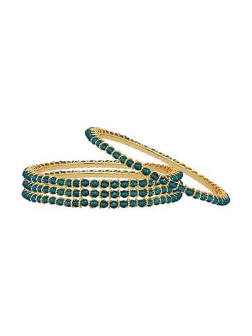 Crystal Bangles in Gold finish - CNB3137-2.4