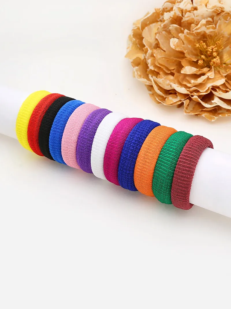 Plain Rubber Bands in Assorted color - 1006DK2