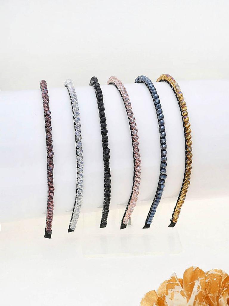Fancy Crystal Hair Band in Assorted color - C3