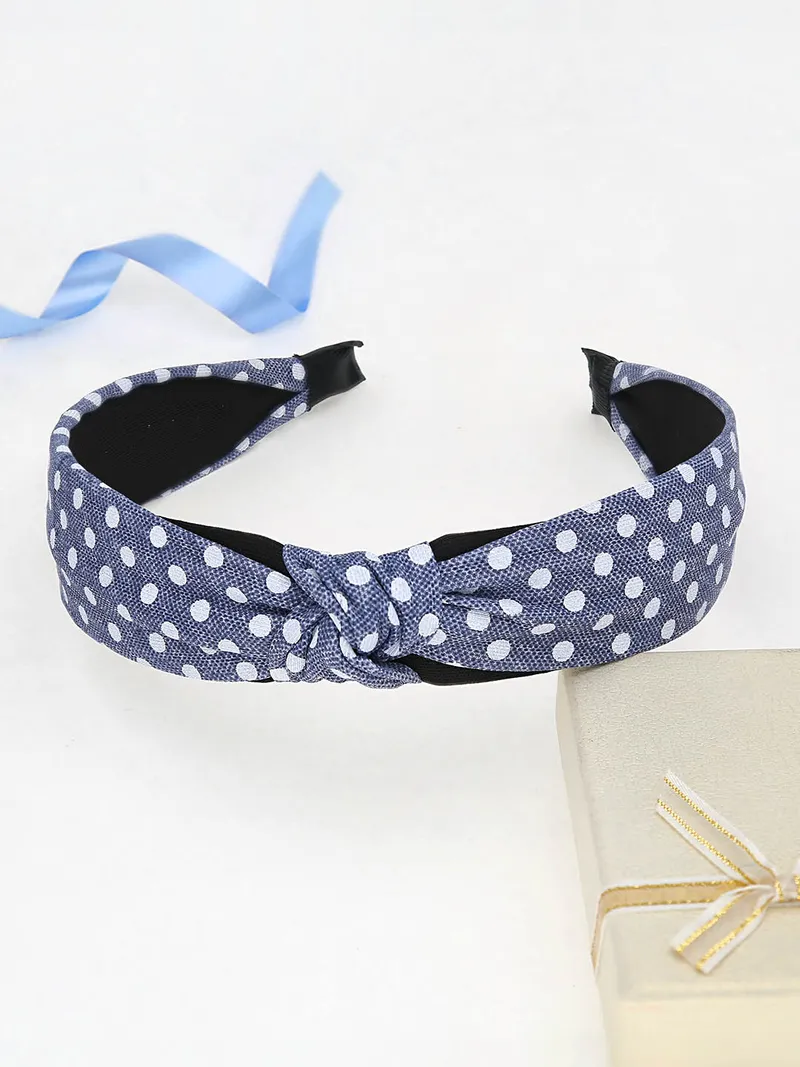 Hair Band with Fabric Bow in Assorted color - THF088