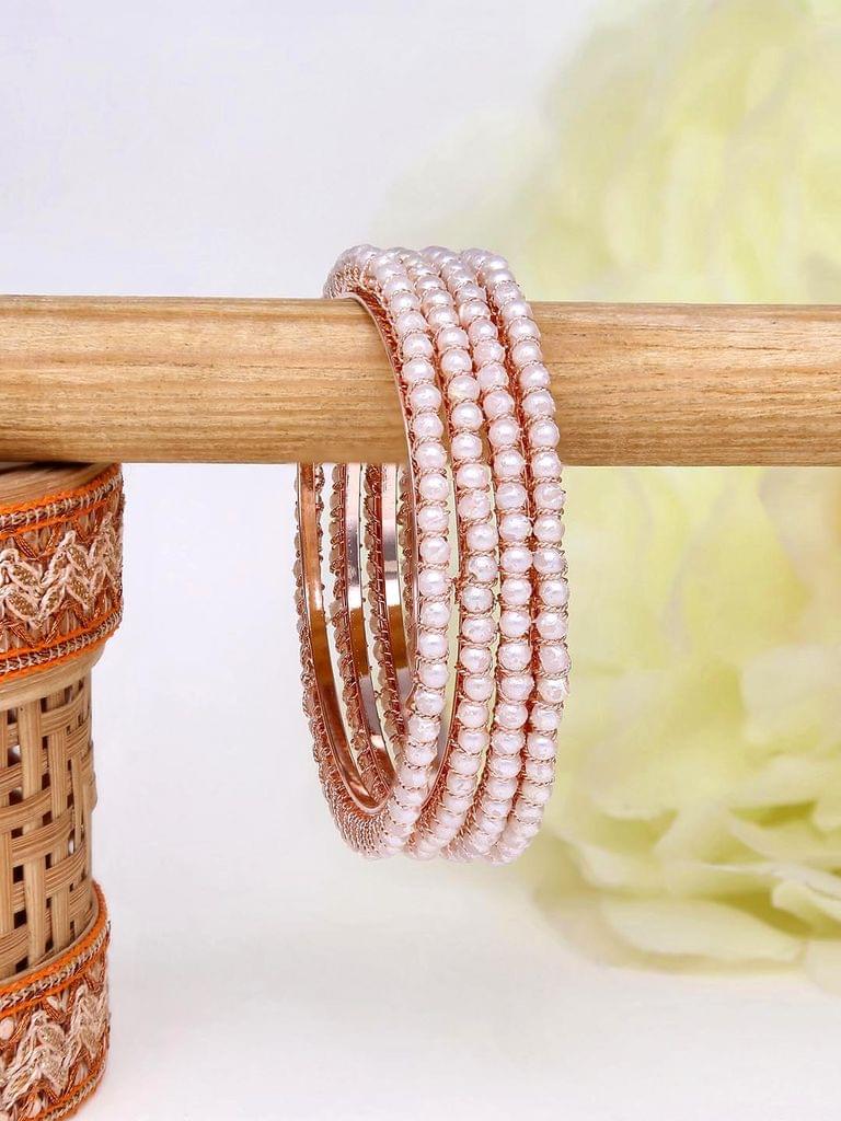 Traditional Bangles in Rose Gold finish - 380RG