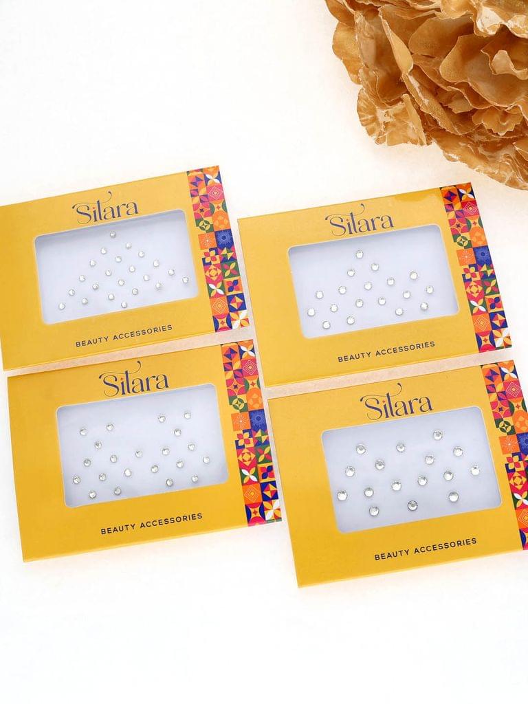 Traditional Bindis in White color - SR014