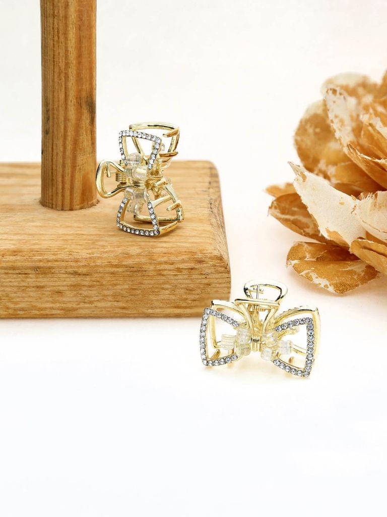 Fancy Butterfly Clip in Gold finish - THF512